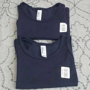 2 American Apparel Navy Blue kids tops